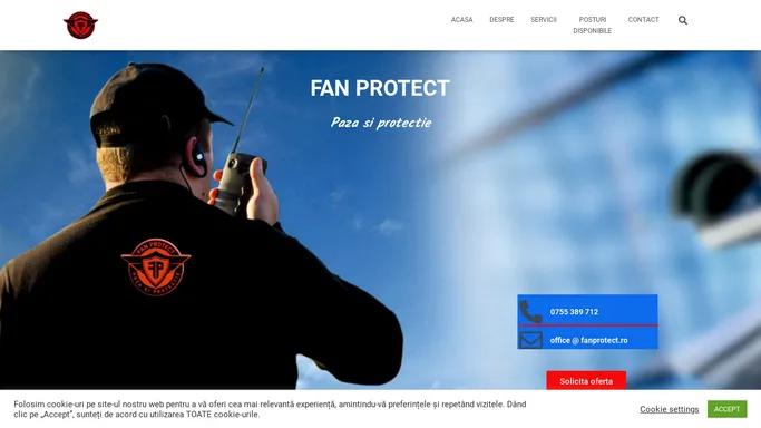 FAN PROTECT – Paza si protectie