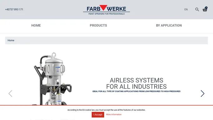 FARBWERKE - professional spray pumps and accesories