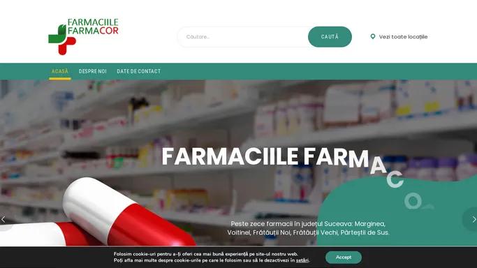 FARMACOR - Farmacie Marginea, Farmacie Suceava