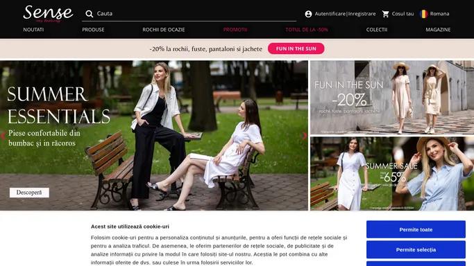 Sense | Marca romaneasca exclusiv pentru femei