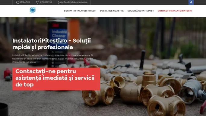 Instalatori Pitesti Instalator Arges