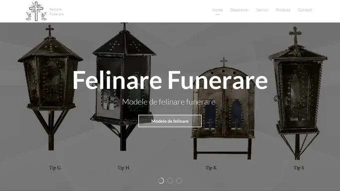 Felinare Funerare - Confectii metalice funerare la comanda