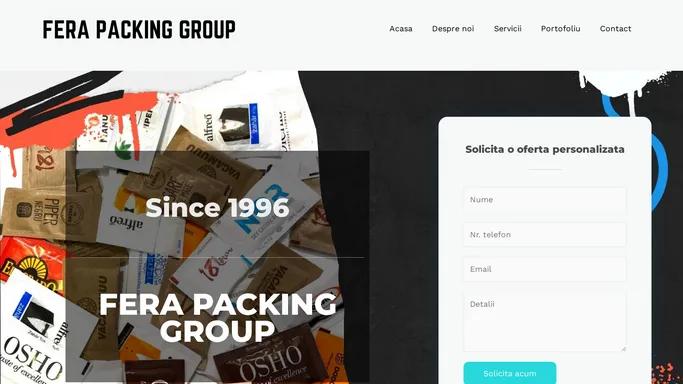 Fera Packing – Ambalare zahar personalizat