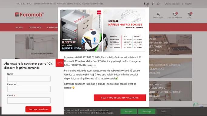 Feromob: Accesorii Mobilier Personalizate pentru Acasa