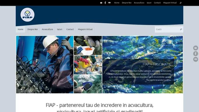 FIAP :: Produse pentru acvacultura, amenajari iazuri si gradini