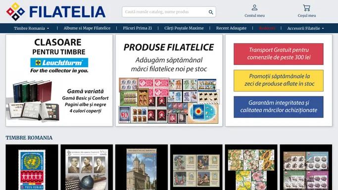 Filatelia.ro - Magazinul pasionatilor de filatelie