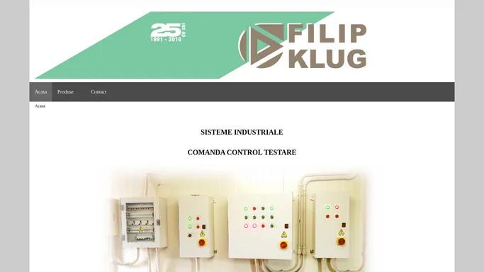 Automatizari industriale | Comanda, control, testare | Filip Klug Srl