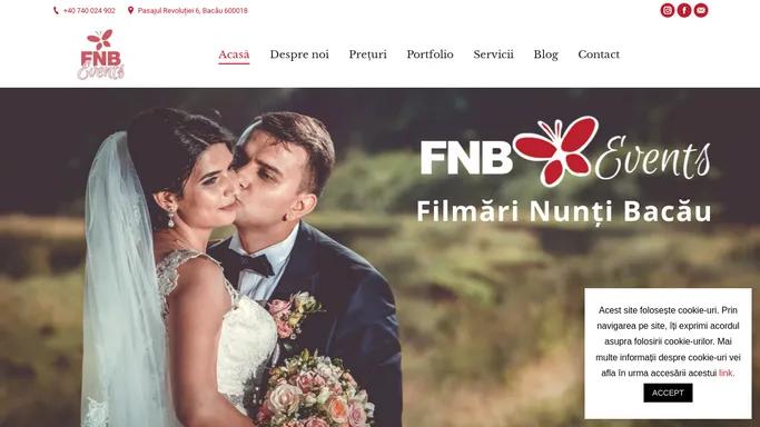 FNB Events Bacau – Locul unde amintirile raman vii