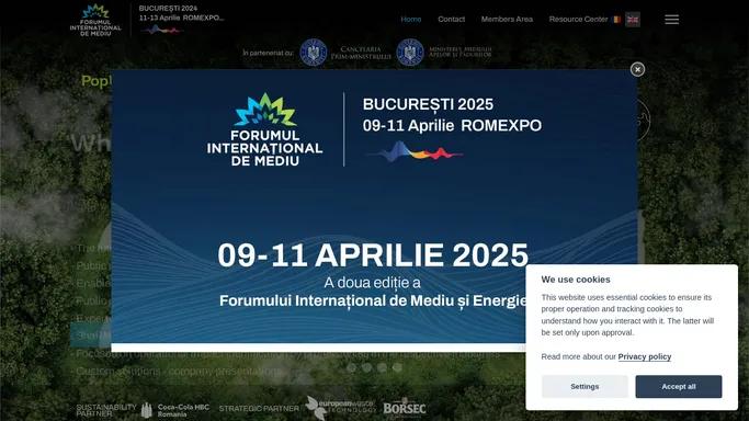 Forumul International de Mediu - Bucuresti 2024 - Forumul International de Mediu