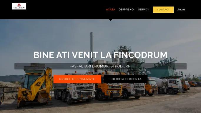 Finco drum - constructii drumuri si poduri | Servicii asfaltare Brasov.