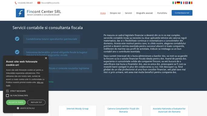 Fincont Center SRL - Servicii contabile si consultanta fiscala