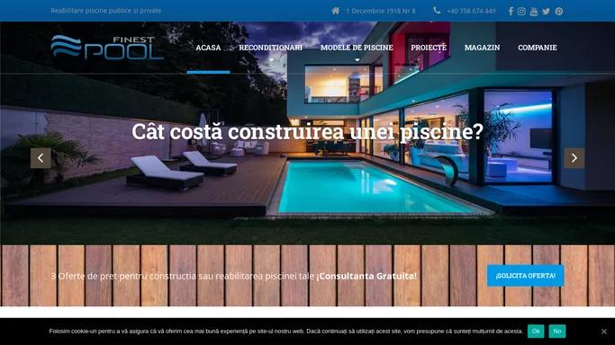 FINESTPOOL – Constructie & Renovare Piscine