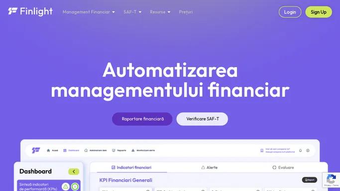 Automatizarea Managementului Financiar | Finlight