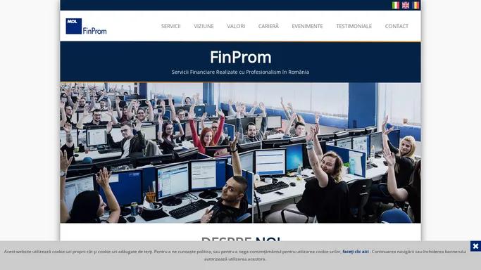 FinProm: servicii de outsourcing pentru banci si institutii financiare | FinProm.ro