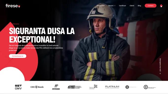 Servicii PSI - Verificare, Reparare & Mentenanta Sisteme Incediu