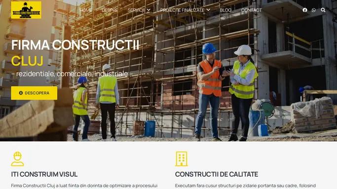 Firma Constructii Cluj - Case - Blocuri - Cladiri - Utilaje