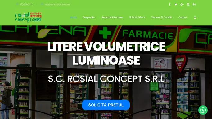 Firme Volumetrice – Clientii tai trebuie sa fie familiarizati cu brandul tau, literele volumetrice luminoase fiind o metoda eleganta si creativa de promovare!