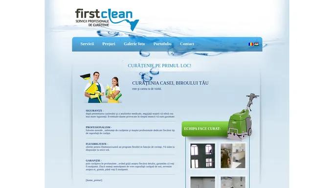 FirstClean - Servicii profesionale de curatenie