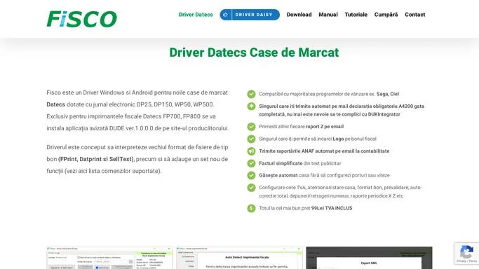 Driver Datecs Daisy Fisco – Cel mai rapid si mai sigur driver de pe piata