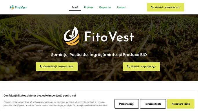 FitoVest - Seminte, Pesticide, Ingrasaminte, si Produse BIO