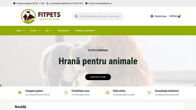 Acasa - FitPets Romania