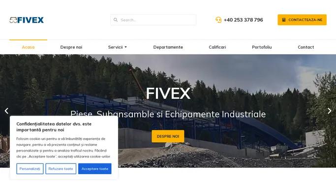 FIVEX – Piese, Subansamble si Echipamente Industriale