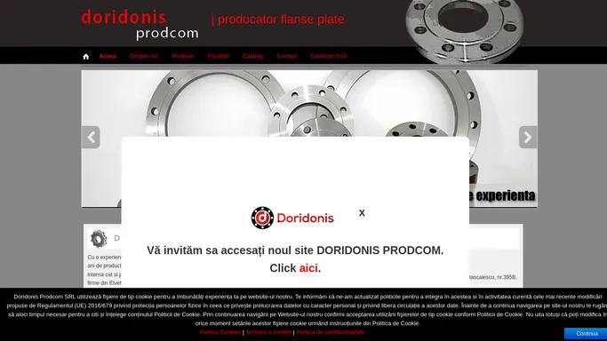 Doridonis Prodcom SRL – producator flanse plate, libere, oarbe | Doridonis Prodcom SRL - producator flanse plate, libere, oarbe