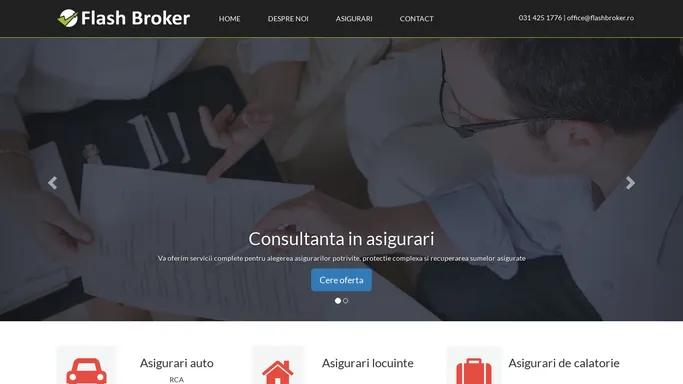 Flash Broker de Asigurare