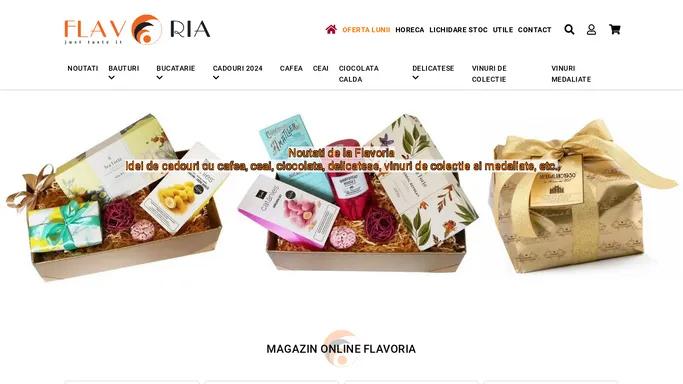 Magazin bauturi online, magazin cadouri Flavoria, magazin delicatese Flavoria