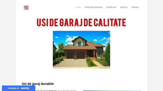 FlexiDoor - toate tipurile de usi de garaj - Home