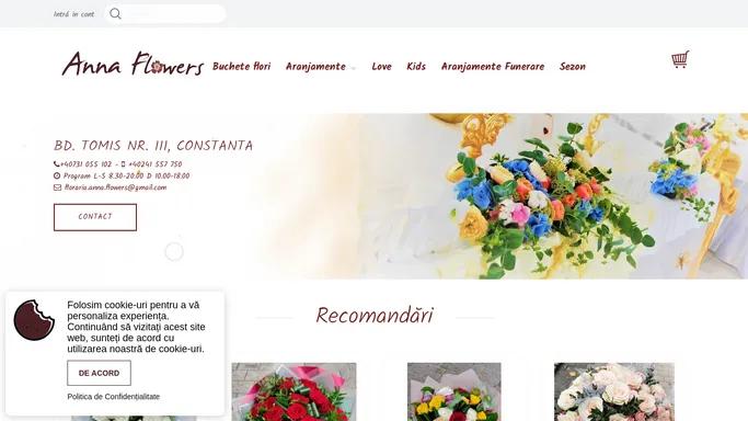 Florarie Florarii Flori Constanta Buchete Livrare Online Anna Jerbe