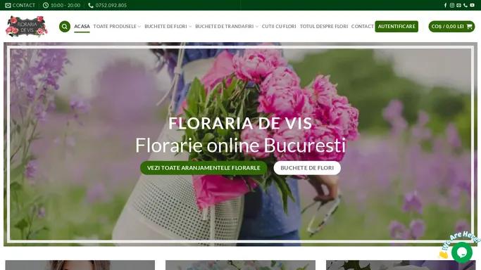 Florarie Online Bucuresti | Livrare Flori Gratuit la Domiciliu in 2 Ore.