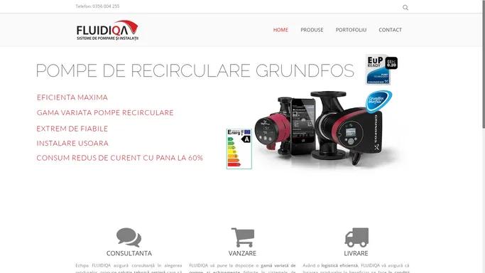 FluidiQa | Sisteme de Pompare si Instalatii