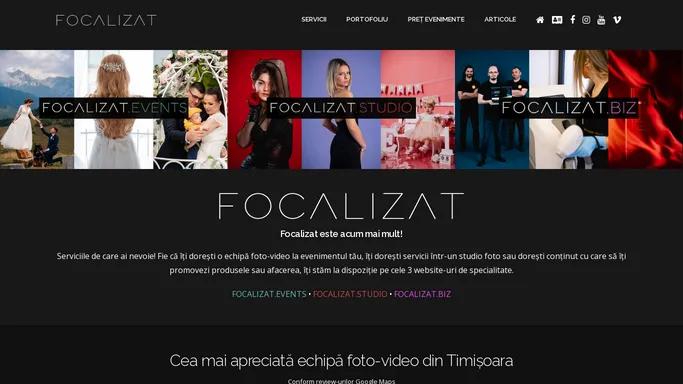 Focalizat | Fotograf Timisoara | Foto video nunta