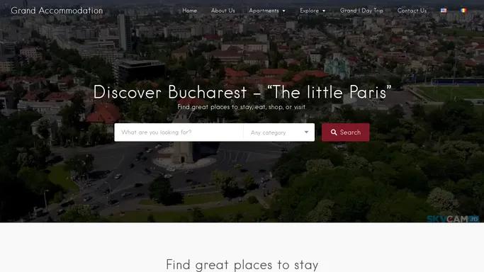 Grand Accommodation - Studio apartments in Bucharest for rent