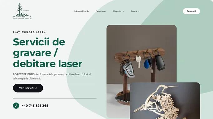 Forest Friends – Servicii de gravare / debitare laser