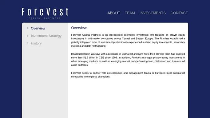 ForeVest Capital Partners