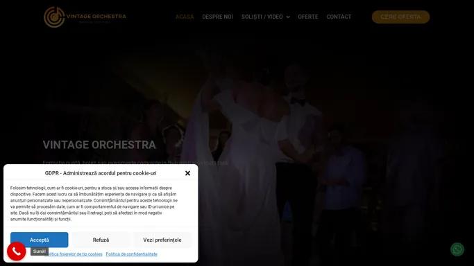 Formatie Nunta | Vintage Orchestra