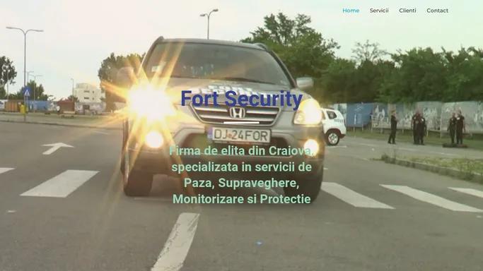 Paza Craiova | Firma Monitorizare - Fort Security Craiova