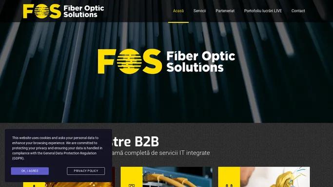 Despre noi - Fiber Optic Solutions