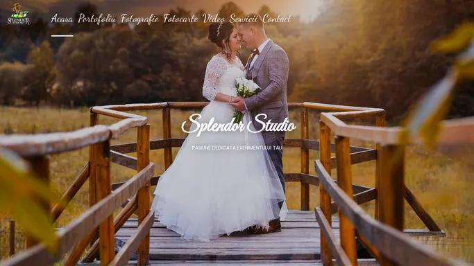 Splendor Studio – foto, filmari nunta Onesti