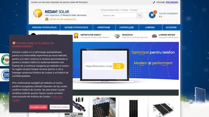 Magazin online panouri fotovoltaice si panouri solare