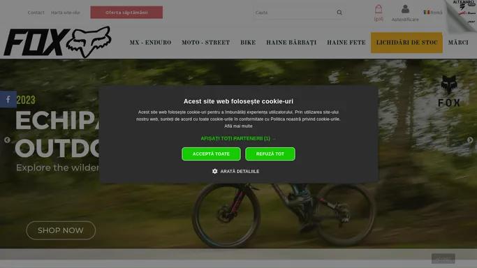 Fox Racing Romania. Echipamente si protectii moto si bicicleta. Distribuitor oficial in Romania - Foxracing Accesorii Moto Cross, Enduro