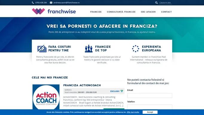 Francize.ro – deschide o afacere de succes: o franciza in Romania