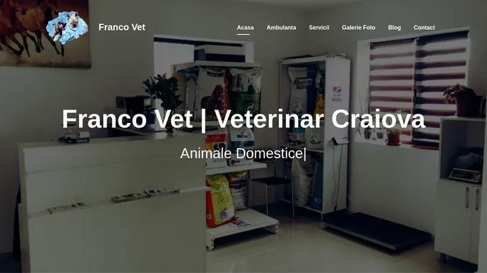 Franco Vet | Cabinet Veterinar Craiova