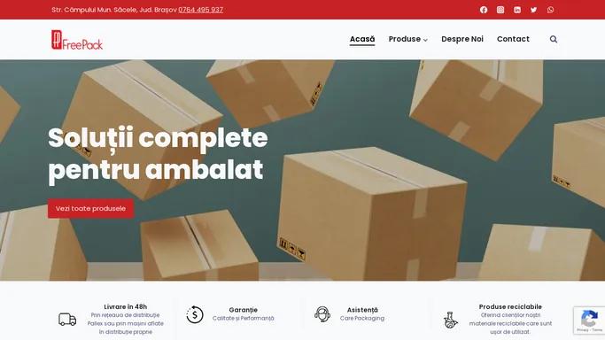 Fabrica de ambalaje ✔️ Producatori de ambalaje ✔️FreePack.ro