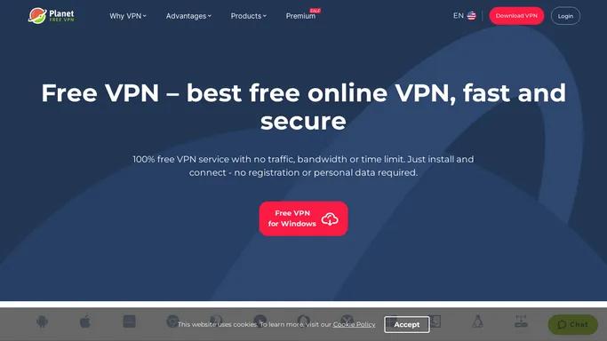 Free VPN – best free online VPN, fast and secure | Planet VPN