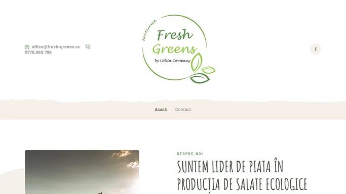 Fresh Greens – by Lolita Company