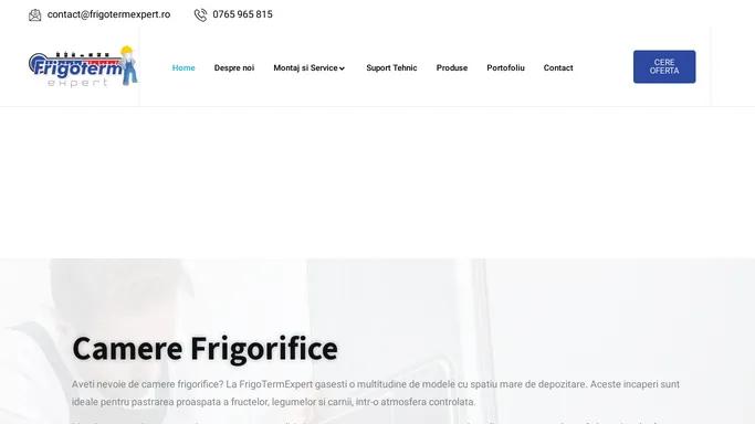 Camere Frigorifice - FrigoTermExpert.ro