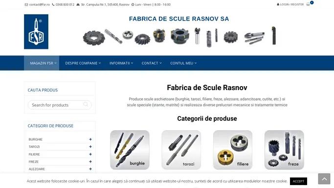 Magazin FSR - Fabrica de Scule Rasnov SA